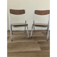 Twee 70s vintage klapstoeltjes